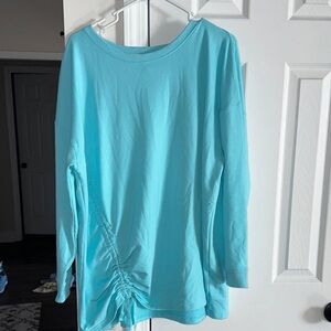 Ideology Aqua Long Sleeve Tee